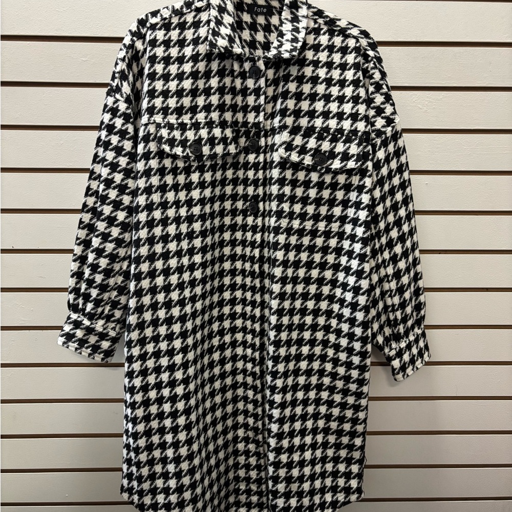 Fate Monochrome Houndstooth Jacket